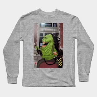 Green Ghost Long Sleeve T-Shirt